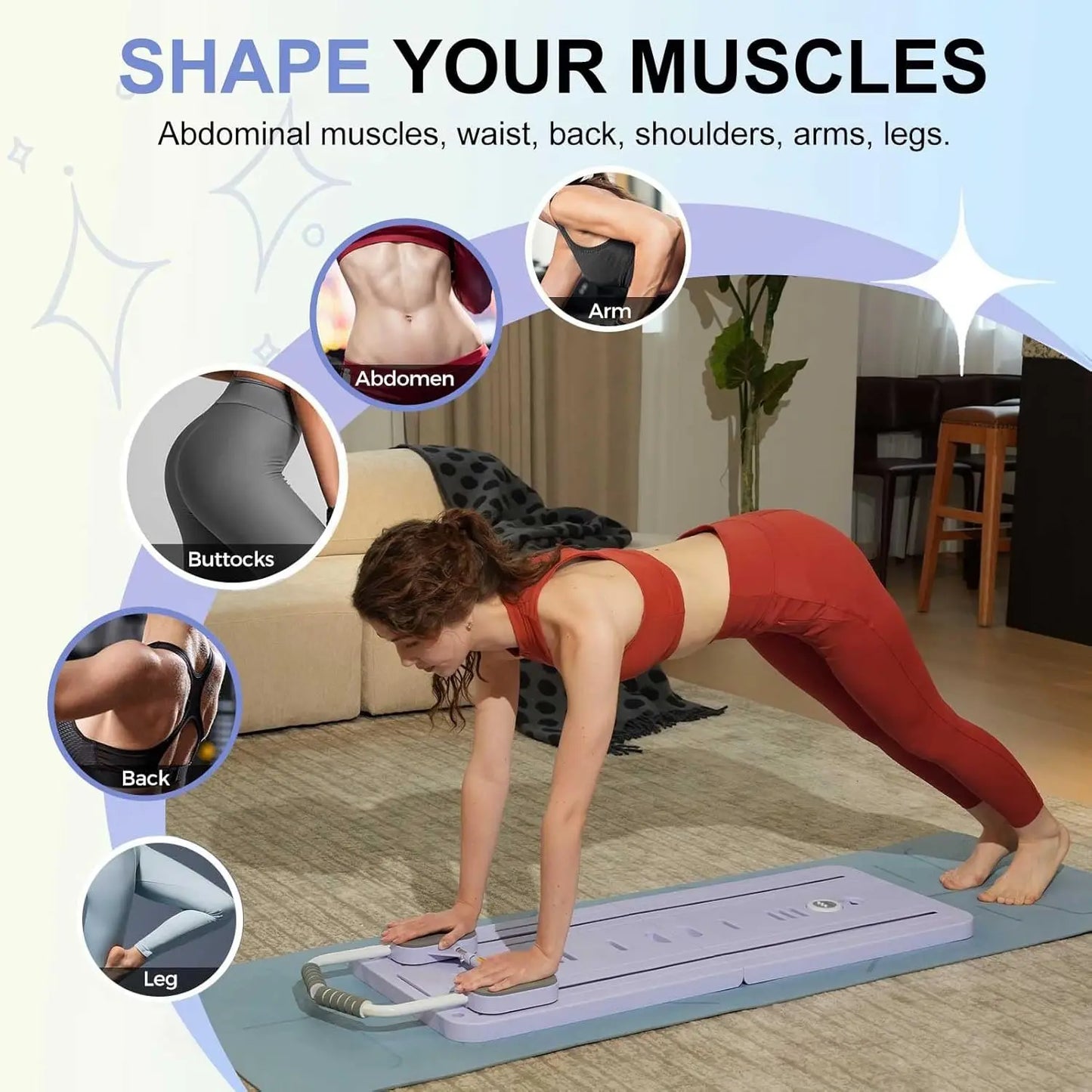 FitKit All-in-One Pilates Reformer Board