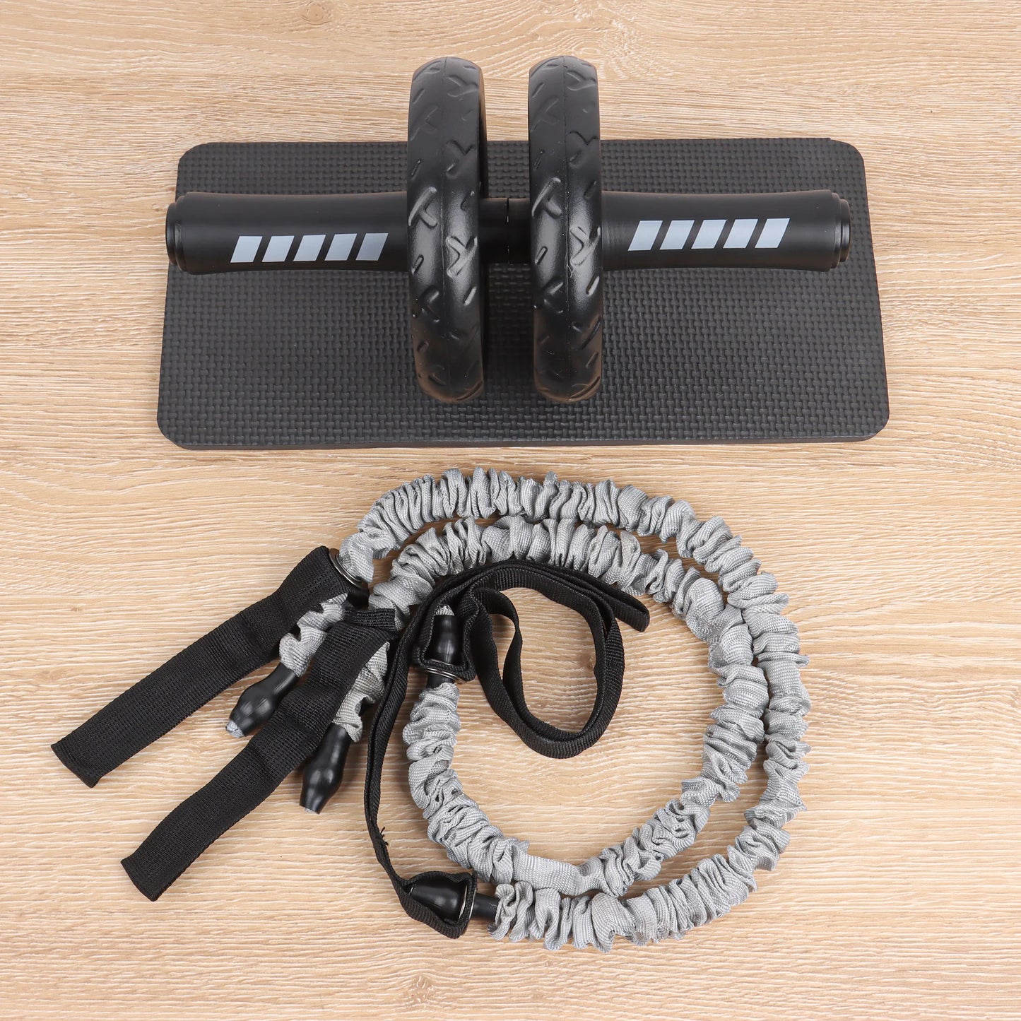 FitKit Double Ab Roller Wheel